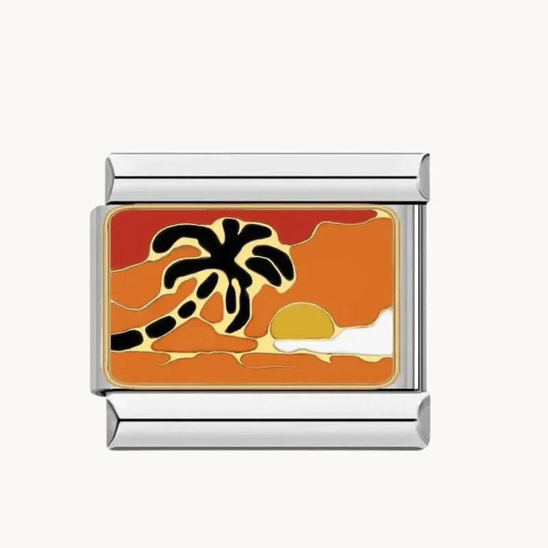 Palm Tree And Sunset