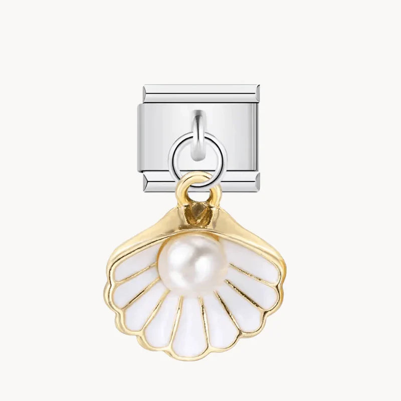 Shell Pendant With Pearl