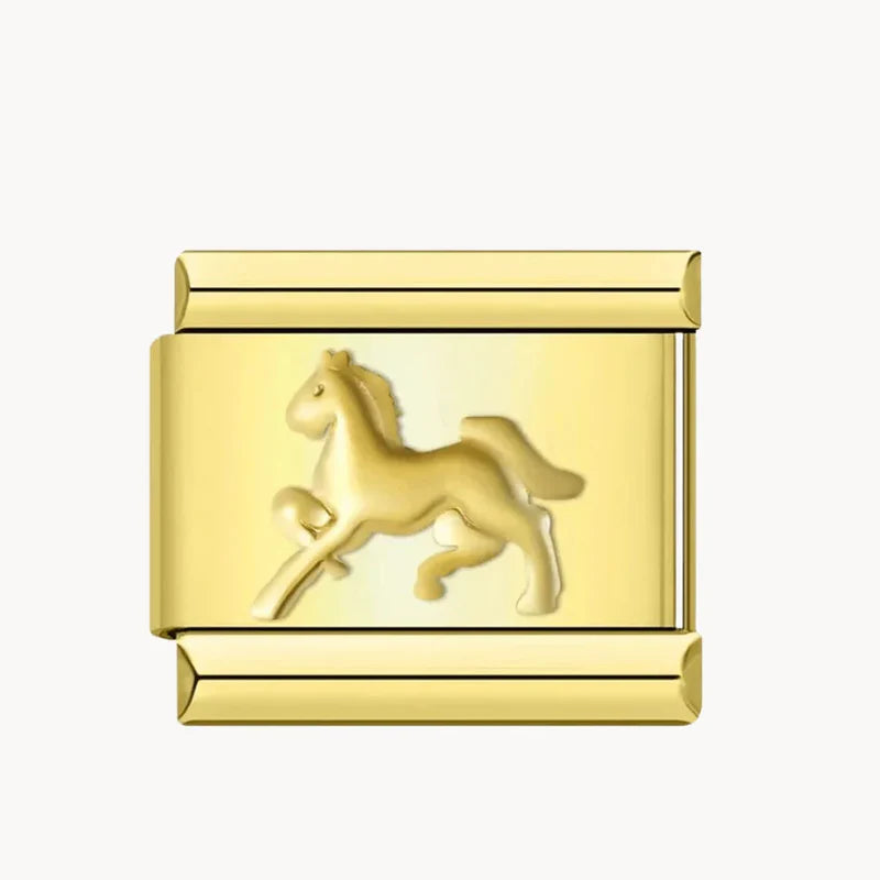 Silver And Gold Horse