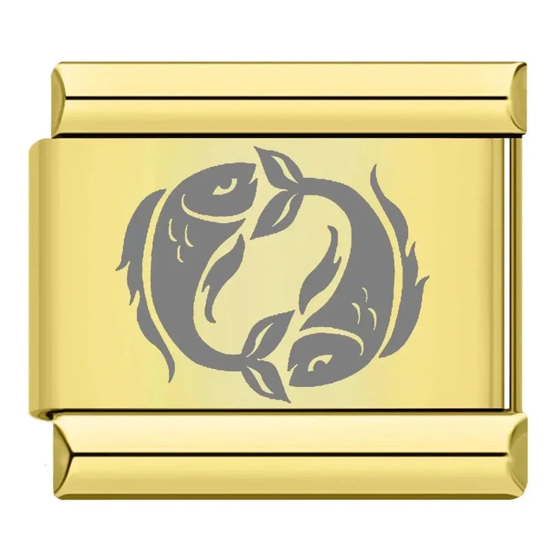 Zodiac Signs - Golden