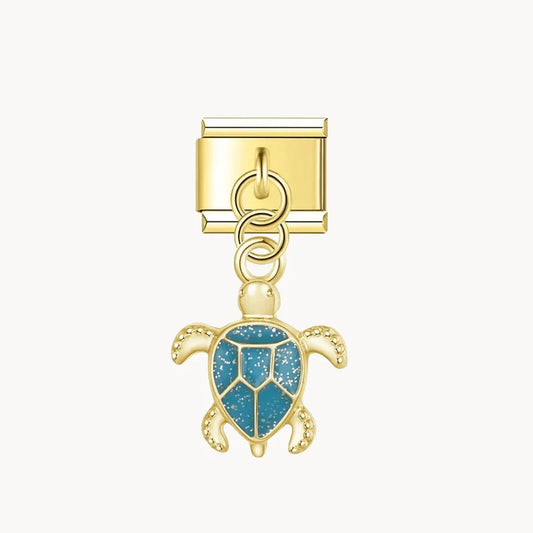 Blue Turtle Pendant