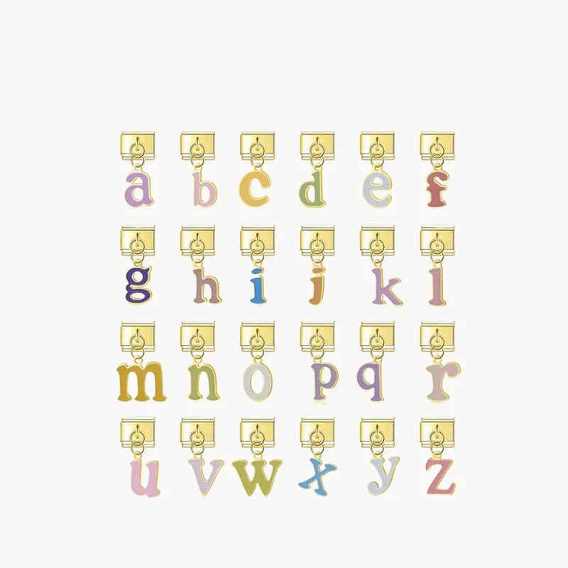 Gold Letter Pendants