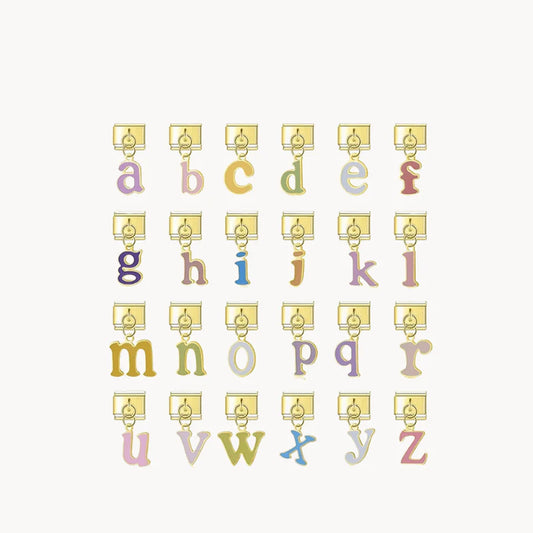 Gold Letter Pendants