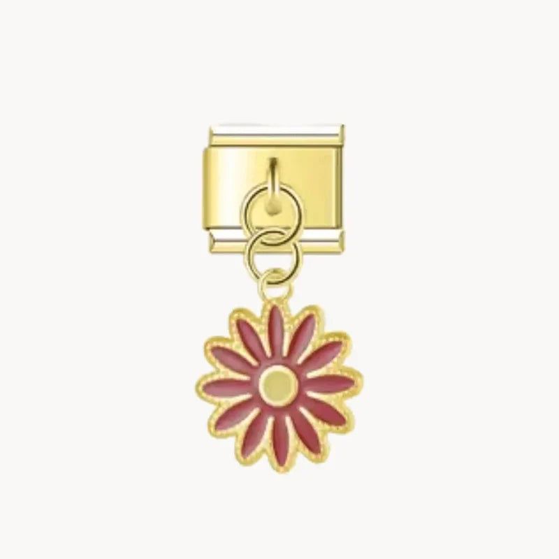 Golden Flower Pendant