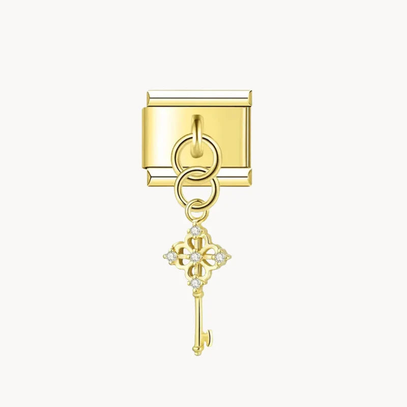 Golden Shiny Key Pendant
