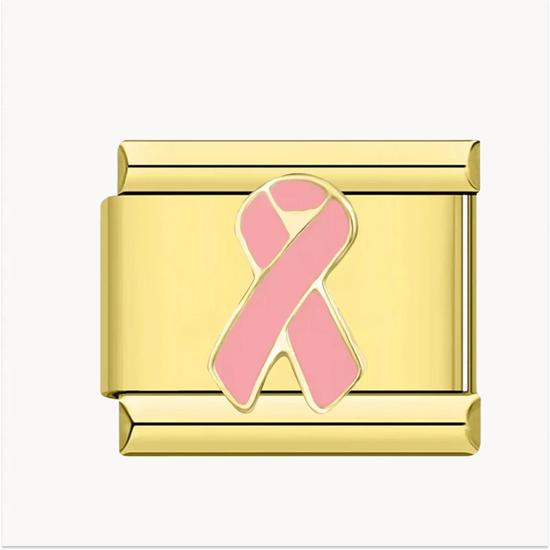 Pink Ribbon Charm