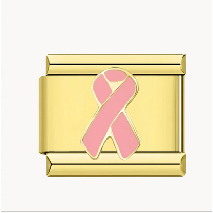 Pink Ribbon Charm