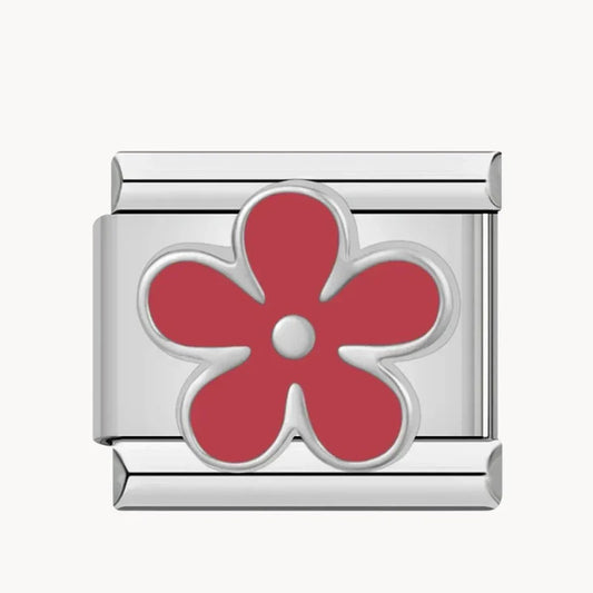 Red Flower Charm
