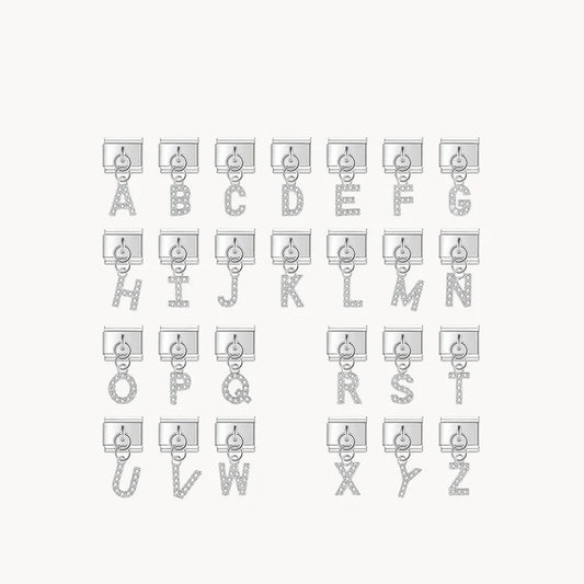 Silver Shiny Letters - Pendant