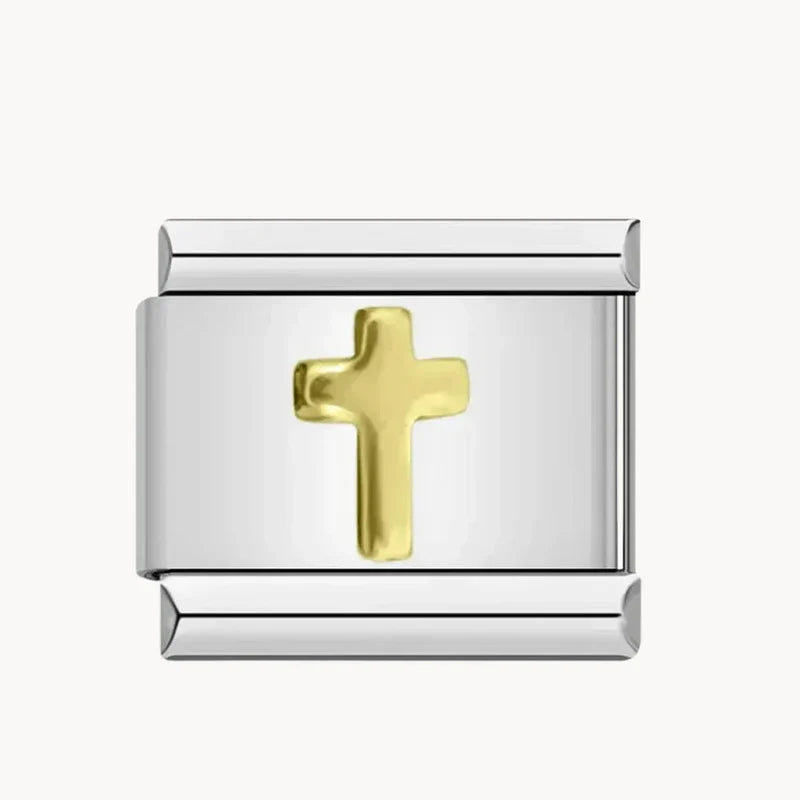 Silver And Gold Cross