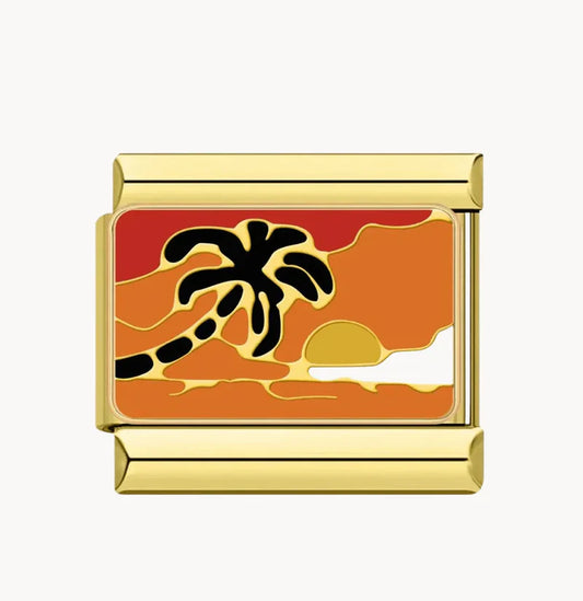 Sunset Palm - Gold
